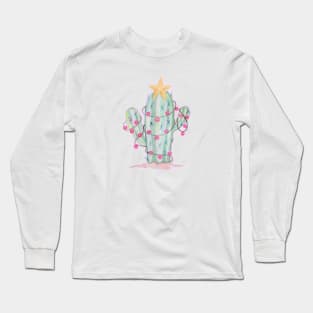 Christmas Cactus Long Sleeve T-Shirt